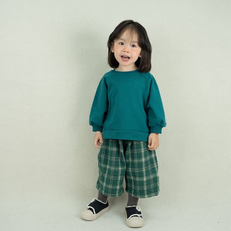 Cotton Kids Pullover Sweatshirt with Crew Neck and Long Sleeves