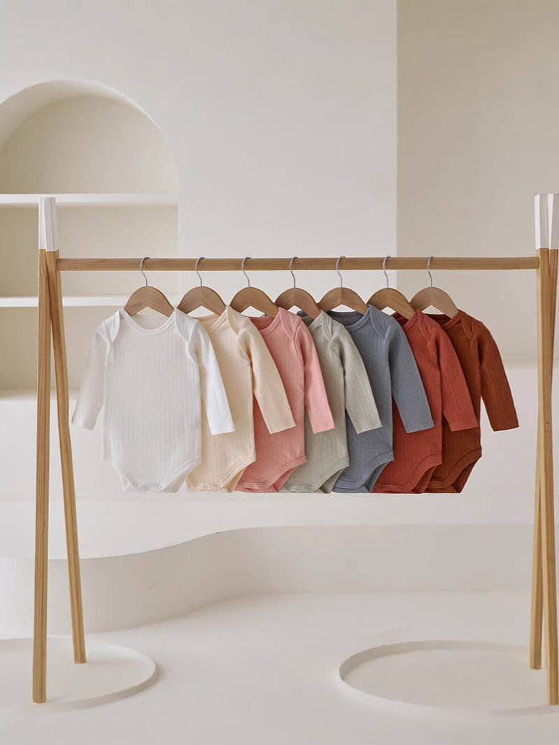Breathable Soft Cotton Long Sleeve Short Romper