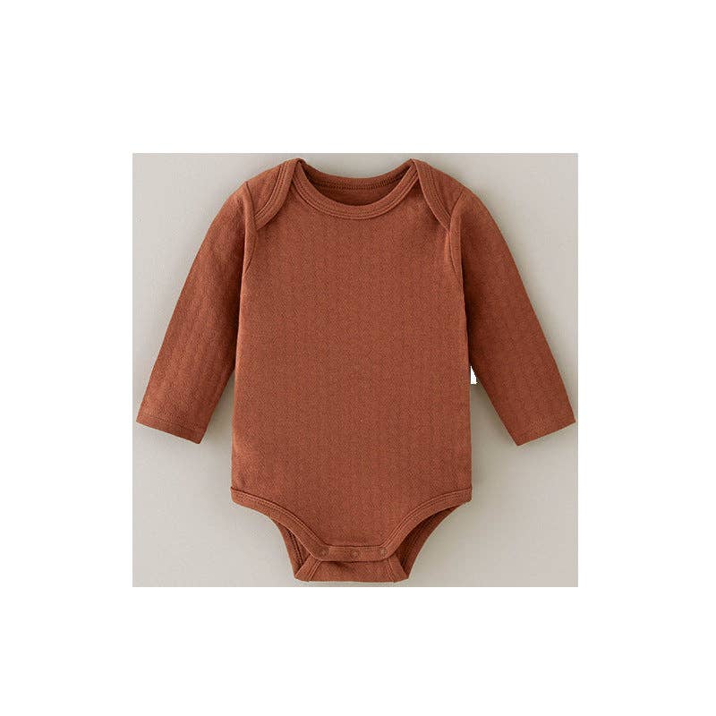 Breathable Soft Cotton Long Sleeve Short Romper