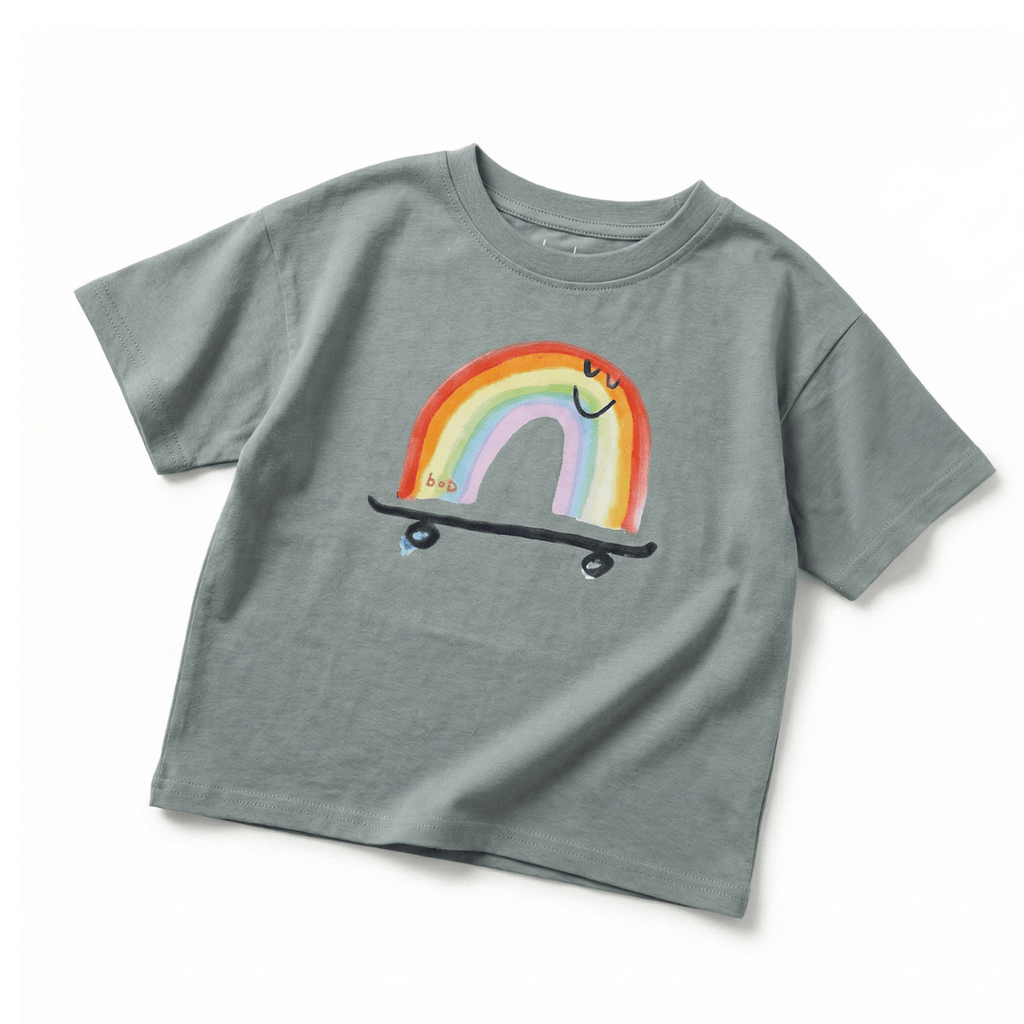 Rainbow Skateboard Tee