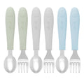 Ali+Oli (6pc) Toddler Utensils Set - Stainless Steel (Bears)