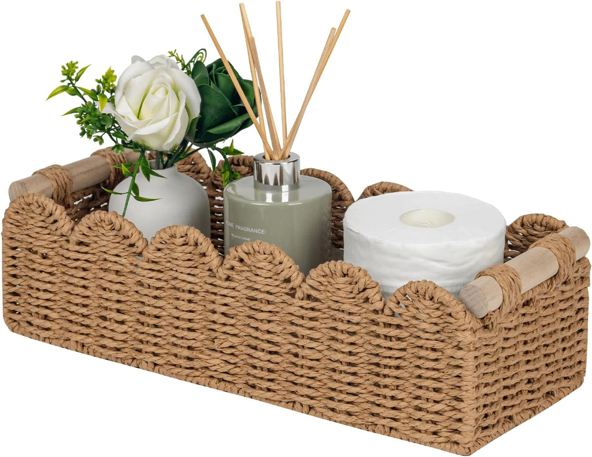 Storage Basket W/Handle for Home Decor