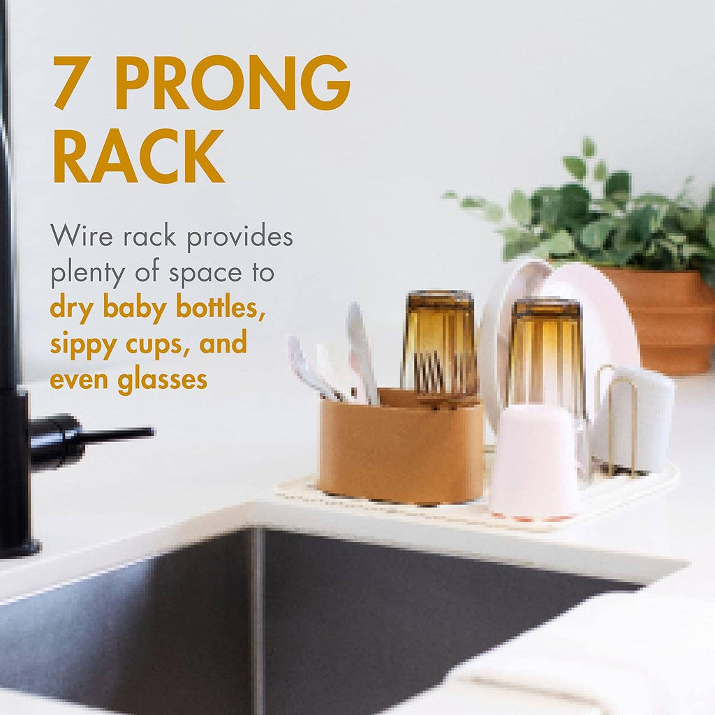 Boon Arc Silicone Drying Mat & Rack