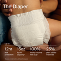 Coterie Diapers - Newborn - 6 packs per box