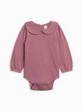Peggy Peter Pan Collared Bodysuit - Bloom