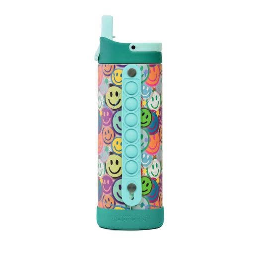Fidget Strap Kids Stainless Bottle 14oz Graffiti Smile