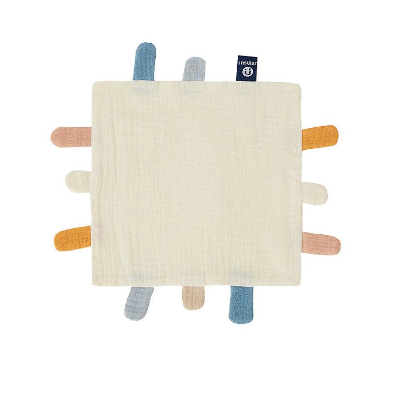 Baby Muslin Comfort Blanket with Tags - Cartoon Style