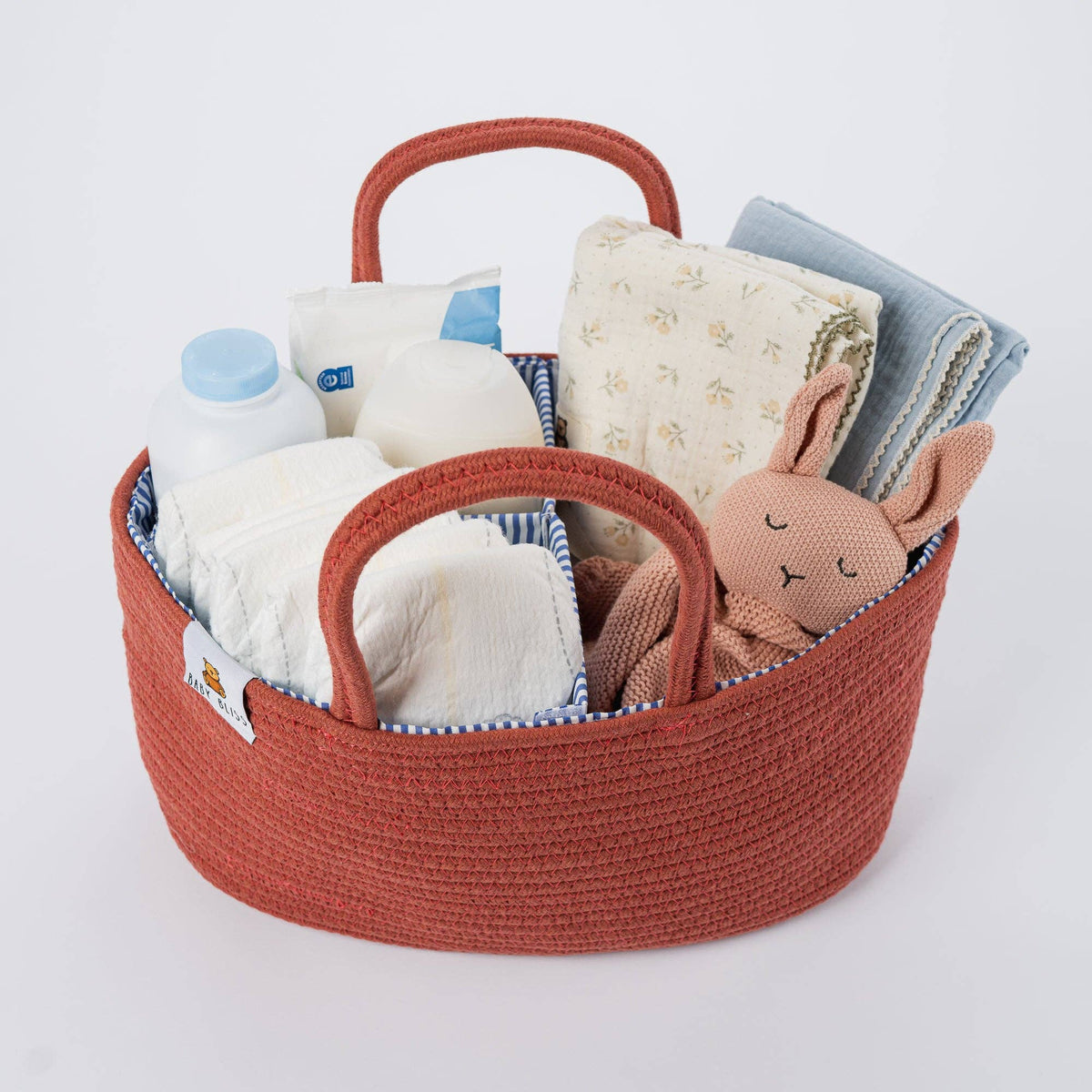 Rope Diaper Caddy Organizer | Two Sizes | Baby Bliss®