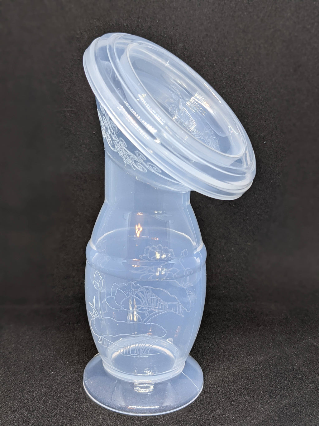 Silicone breast milk collector with bag
